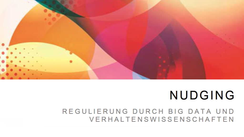 Cover der Studie: Big Data Nudging